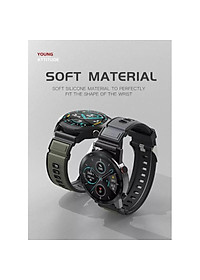 Dây đồng hồ cao su Sikai cao cấp dành cho Huawei Gt/ Gt2 46mm/ GT 2EHonor Magic watch 2 46mm