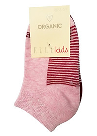 Set 2 đôi vớ tất trẻ em ORGANIC 3-6 tuổi ELLE KIDS EK45 LOC2