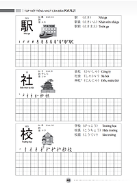 Tập Viết Tiếng Nhật Căn Bản - Kanji _MT