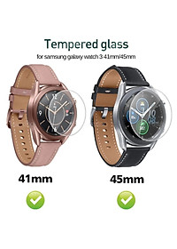 Kính cường lực 2D chống trầy xước bảo vệ cho đồng hồ Samsung Galaxy Watch 3 41MM/ 45MM