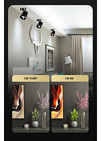 Đèn Rọi ray, Đèn chiếu điểm Spotlight Panasonic Công suất 7W Loại Gắn thanh ray và Loại Gắn trần