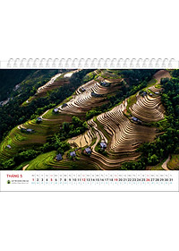 Lịch bàn Phong Cảnh Vùng Cao 2024 Cơm Có Thịt - Quỹ Trò Nghèo Vùng Cao