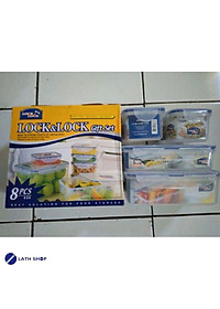Bộ 4 hộp nhựa đựng thực phẩm Lock&Lock HPL817SC04 (470ml, 800ml, 1L)