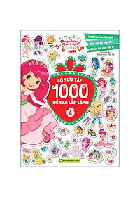 Combo (Bộ 4 Cuốn) Cô Bé Bánh Dâu: Bộ Sưu Tập 1000 Hình Đề Can Lấp Lánh