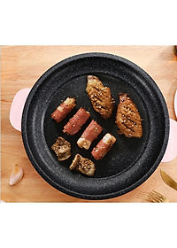 Bếp Nướng Điện Chống Dính Hàn Quốc Size 22cm 450W Tiện Lợi