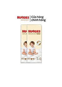 Combo 2 Tã/ Bỉm Quần Huggies Skin Perfect M/L/XL/XXL Super Jumbo Với 2 Vùng Thấm Giảm Kích Ứng Da