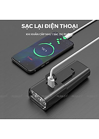 Đèn Pha Xe Đạp Chiếu Sáng Chống Nước CD-30 Gắn Tay lái, Vỏ nhựa ABS, Sạc Điện Type-C Có Đồng Hồ Hiển Thị Thời Gian Lượng Pin, Có Hỗ trợ Sạc Khẩn Cấp - Mai Lee