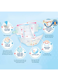 Combo 2 Gói Tã Dán Cao Cấp Moony Nhật Bản L54 (54 Miếng )