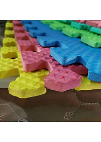 Bộ 6 Tấm Ghép Lót Sàn Kích Thước 60x60 cm- Trang  Phòng Ngủ, Phòng Khách, Nhà Bếp - Hoa Văn Tinh Tế - Nhiều Màu Sắc - Hàng Chính Hãng MINIIN