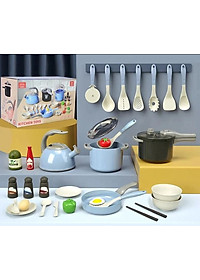 Đồ Chơi Nhà Bếp Nấu Ăn 32 Món Đồ Chơi Giáo Dục Phát Triển Kỹ năng Cho Trẻ Em