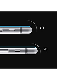 Kính Cường Lực Cho iPhone 7 plus/ 8 Plus - Màu Trắng - Full Màn Hình - Hàng Chính Hãng