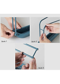 Kệ Nhựa Dài Gấp Gọn Điều Chỉnh Được Kích Thước Phù Hợp Với Bồn Rửa Chén Nhà Bạn , Có Giá Treo Khăn- Chính Hãng GROFA 