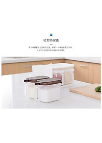 Kệ nhựa đựng hộp gia vị Inomata 2 màu - Hàng nội địa Nhật Bản