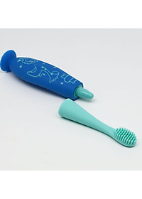 Bàn chải đánh răng silicon cho bé Marcus & Marcus, từ 2 tuổi - Xanh