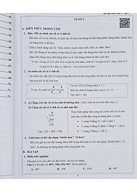 Combo Sách - Bài tập tuần Toán 3 tập 1 + 2