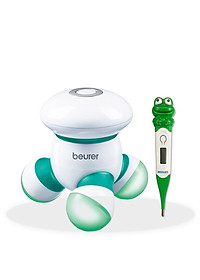 Combo Máy Massage Mini Cầm Tay Beurer MG16 + Nhiệt Kế Điện Tử Đầu Mềm Medilife ( hình thú ngẫu nhiên )