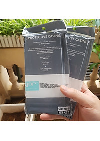 Ốp cho Samsung Galaxy Note 20 - Silicon trong suốt hãng GOR có gờ bảo vệ camera Hàng nhập khẩu