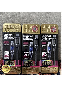 Cáp Sạc Nhanh 20W Cho iPhone WEKOME WDC-167 - Tích Hợp Màn Hình Led Hiển Thị Dòng Điện - Hộp Sắt Cao Cấp - Hàng Chính Hãng