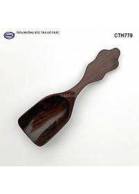 Muỗng xúc trà gỗ trắc/cẩm siêu sạch (HAHANCO) Dụng cụ hữu dụng khi thưởng trà - CTH779