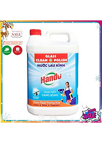 Nước lau kính siêu sạch an toàn Hando 5L hương bạc hà
