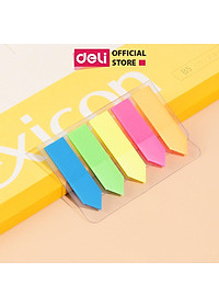 Giấy Note Ghi Chú Đánh Dấu Trang Giấy Phân Trang Dạng Dài Nhiều Màu Sắc Trong Suốt - 9062