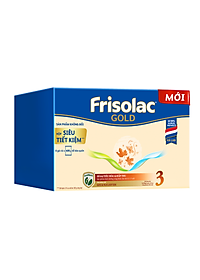 Sữa Bột Frisolac Gold 3 Hộp Giấy 3,2KG cho bé từ 1-2 tuổi