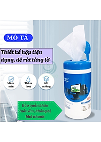 Hộp Khăn Lau Màn Hình 68 Miếng Tiện Lợi- Khăn Ướt Chuyên Dụng Lau Màn Hình – 68 Miếng- Hộp Khăn Lau Điện Tử Đa Năng 68 Miếng- Hộp Khăn Lau Màn Hình Không Xơ – 68 Miếng- Hộp Khăn Ướt Vệ Sinh Thiết Bị Công Nghệ – 68 Miếng,… Hàng nhập khẩu