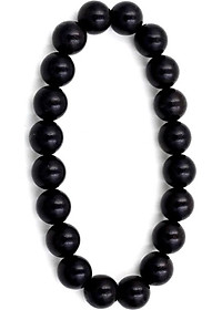 Vòng tay chuỗi hạt gỗ Đàn hương đen 10 ly 20 hạt