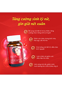Liệu trình tăng nội tiết tố nữ Marilyn Plus Dân Khang giảm khô hạn tăng sinh lý nữ hộp 30 viên