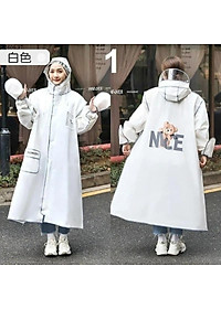  Áo Mưa Thời Trang Gấu Nice - Áo Mưa 1 Người Đi Xe Máy Đi Xe Đạp