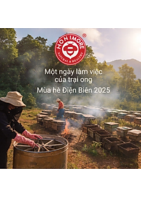 Mật ong rừng Hoa Miền Núi dạng tuýp tiện dụng 130g - 100% mật ong chín Honimore 