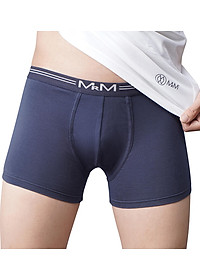 Combo 4 Quần Sịp Đùi Nam Quần Lót Nam Boxer Sợi Cotton Cao Cấp MRM FASHION Mix 2 Màu TẶNG Đôi Tất Nam Cao Cấp