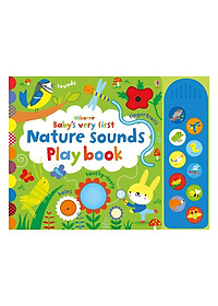 Sách Tương Tác Tiếng Anh - Usborne Baby'S Very First Nature Sounds Playbook - Link Mua