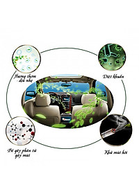 Xịt khử mùi ô tô Nhật Bản tinh chất quả hồng - Khử mùi tận gốc 