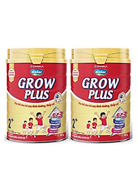 COMBO 2 HỘP SỮA BỘT DIELAC GROW PLUS 2+ 900G (CHO TRẺ TỪ 2 - 10 TUỔI)