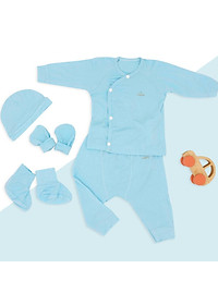 Bộ quần áo cộc cho bé 100% Cotton Lụa – Comfybaby Siêu nhẹ - thoáng mát QACF22042021 size 3-12 tháng