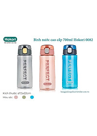 Bình Nước Thể Thao HOKORI, Nhựa PP Nguyên Sinh , Chịu Được Nhiệt Độ Cao, Dung Tích 700ml, An Toàn Cho Sức Khoẻ - Hàng chính hãng