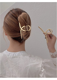 Kẹp Tóc Cặp Tóc Kim Loại Dễ Thương Phong Cách Hàn Quốc Thanh Lịch KT15