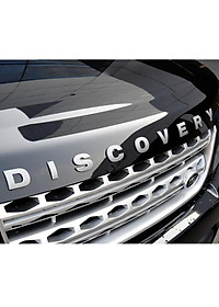 Decal Tem Chữ Discovery 3D Kim Loại Dán Trang Trí Ô Tô - màu Crom