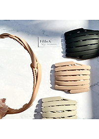 Băng đô cài tóc nhựa xếp gọn bỏ túi du lịch tiện lợi, phụ kiện tóc nữ CT019 - Filibra style