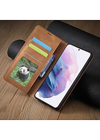 Bao Da Bò Non Dành Cho SamSung Galaxy S23 Ultra Chính Hãng Forwenw Có Ngăn Đựng Tiền và Thẻ - Hàng Nhập Khẩu