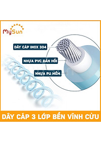 Dây đai dắt em bé đi dạo, vòng đeo tay chống lạc cho trẻ MySun