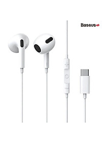 Tai Nghe Type-C Baseus Encok lateral in-ear Wired Earphone C17 Cho Smartphone & iPad Pro - hàng chính hãng