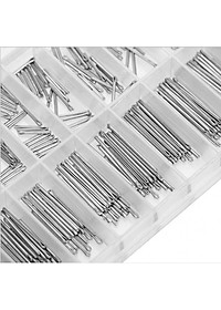 Hộp 270 cái chốt kim cài cho dây đồng hồ dạng kẹp tóc Milliken (6-23mm)