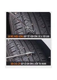 Dụng Cụ Móc Lốp Xe, Lấy Đinh Gảy Đinh, Loại Bỏ Đá Trên Lốp 2 in 1 Với Cây Tua Vít Giúp Lấy Cạy Đinh, Loại Bỏ Đá Dăm/ Cát Lốp Xe Hơi Bảo Vệ Lốp Xe Hơi, Ô tô, Xe Tải Mai Lee