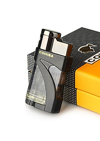 Vỏ Hột Quẹt Bật Lửa Khò 2 Tia  COB-133  Kiểu Dáng Hiện Đại Sang Trọng - Dùng Gas Cao Cấp