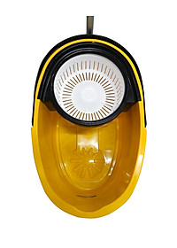 Bộ Lau Nhà 360 độ Omega Mop Plus công nghiệp (xô lớn + xe đẩy + xoay tay)