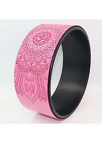 Vòng tập yoga 33 * 14 cm khung nhựa ABS chịu lực 300 kg bọc cao su Pu in hoa văn chống trơn trượt 100%