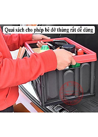 Thùng gấp đựng đồ trên xe ô tô