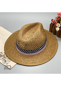 Mũ Rơm, Nón Phớt Cói Rộng Vành Nam Nữ Cao Cấp MP047